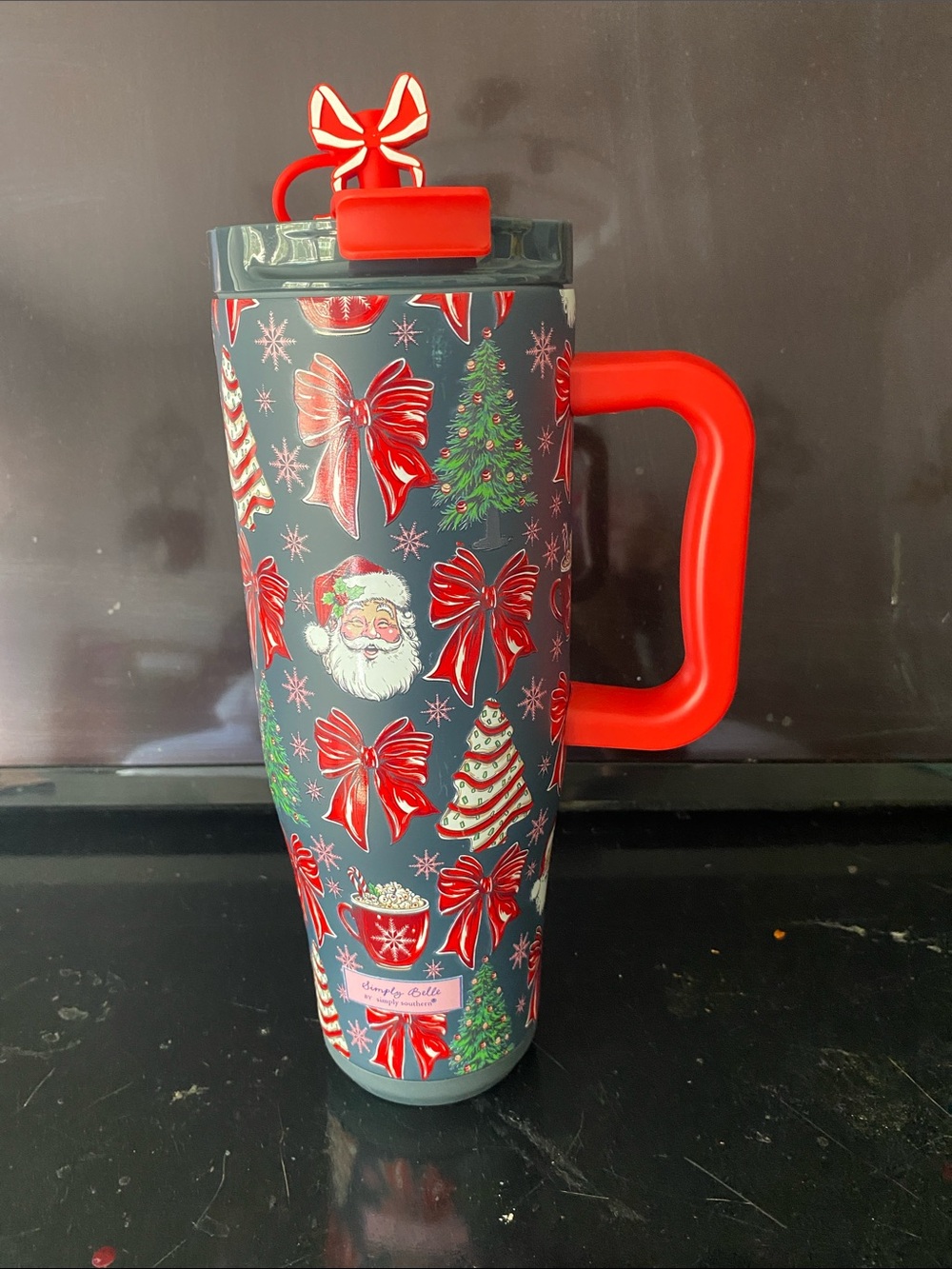 Simply southern Christmas cup insulated NWOT